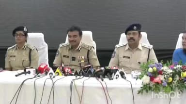హనుమకొండ: తెలంగాణ రాష్ట్ర డిజిపి మీడియా సమావేశం సైబర్ నేరాలు అరికట్టడమే లక్ష్యం అని తెలిపిన డిజిపి