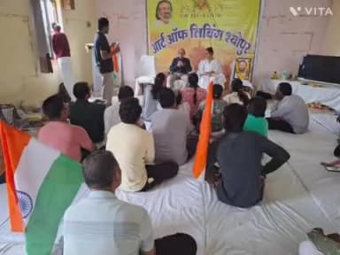 कराहल: राष्ट्रगीत के गायन के साथ हर घर तिरंगा अभियान का शुभारंभ