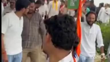 आष्टा: आष्टा में यूथ कांग्रेस ने निकाली किसान अधिकार पदयात्रा