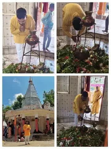 सावन माह की शिवरात्रि के पावन अवसर पर सेवईडीह श्री शिव मंदिर में भगवान भोलेनाथ का विधि-विधान से जलाभिषेक एवं पूजन किया।
#हर_हर_महादेव