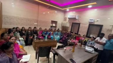 गंगापुर: गंगापुर सिटी के अग्रवाल धर्मशाला में नारी शक्ति बंधन अभिनंदन कार्यक्रम की तैयारियों को लेकर बैठक आयोजित