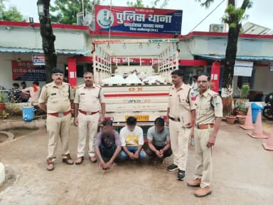 भावरा: कोरियापान की राशन दुकान चोरी, 30 कट्टे अनाज समेत 3 गिरफ्तार