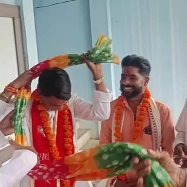मुझे ब्लॉक अध्यक्ष सेवादल कांग्रेस कालीपीठ नियुक्त होने के उपलक्ष मे निज निवास पर श्री हेमराज जी कल्पोनी पूर्व विधायक