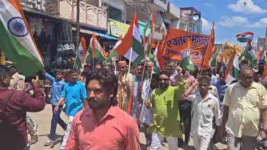 तुलसीपुर: भाजपा द्वारा निकाली गई भव्य तिरंगा यात्रा में लोगों में भारी उत्साह रहा