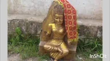 पैलानी: जसपुरा क्षेत्र में जुलाई माह में मंदिर से चोरी हुई अष्टधातु की मूर्ति पुलिया के पास मिली, मौके पर पहुंची पुलिस