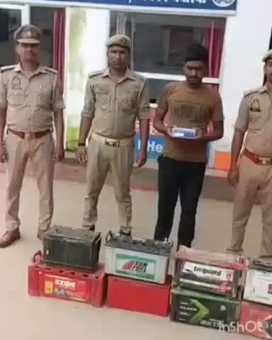 रुद्रपुर: देवरिया में टैंकरों से बैटरी चोरी करने वाले युवक को इटवा गांव के बगीचे से गिरफ्तार किया गया, 8 बैटरी व चाकू बरामद