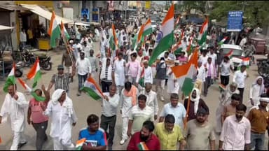 राजगढ़: सादुलपुर में भाजपा ने निकाली तिरंगा यात्रा, भारत माता के जयकारों से गूंजा शहर, लगाए गए वंदे मातरम के जयकारे