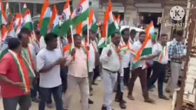लापुंग: ककरिया में भव्य तिरंगा यात्रा, उमड़ा देशभक्ति का सैलाब