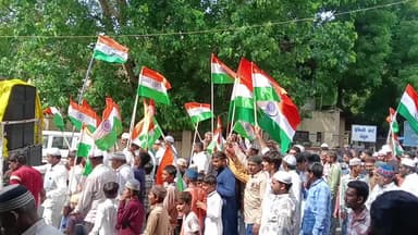 ધંધુકા: સમસ્ત ધંધુકા તાલુકા મુસ્લિમ સમાજ દ્વારા ભવ્ય તિરંગા યાત્રા.