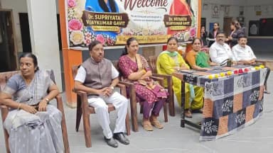 नंदुरबार: ब्लॉसम इंटरनॅशनल स्कूल नंदुरबार येथे पदग्रहण २०२६ सोहळा संपन्न