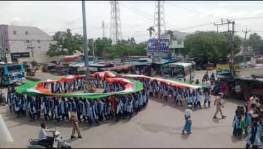 పీలేరు: కలికిరిలో ఎస్.డబ్ల్యూ.ఆర్ ప్రభుత్వ మహిళా డిగ్రీ కళాశాల ఆధ్వర్యంలో ఘనంగా ముందస్తు స్వాతంత్ర్య దినోత్సవ వేడుకలు