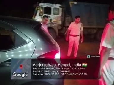 বরজোড়া: স্বাধীনতা দিবসের আগে বড়জোড়ায় শুরু হলো কড়া নাকা চেকিং