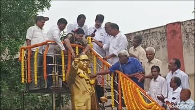 గజపతినగరం: గంట్యాడ మండలపరిషత్ కార్యాలయ ఆవరణలోఘనంగా డాక్టర్ బిఆర్ అంబేద్కర్ విగ్రహావిష్కరణ