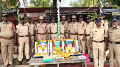పూతలపట్టు: పూతలపట్టు నియోజకవర్గంలోని 6 పోలీస్స్టేషన్లలో ఘనంగా స్వాతంత్ర్య దినోత్సవ వేడుకలు