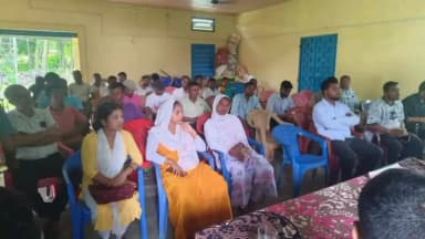 ঢেকিয়াজুলি ভাগ: ভঙামনদিৰ গাওঁ পঞ্চায়তত গুৰুত্বপূৰ্ণ সভা,ঢেকইবাটাও সিদ্ধান্ত গ্ৰহণ