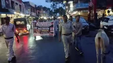 बांधवगढ़: ‘वंदे मातरम्’ के अपमान के विरोध में BJYM का कैंडल मार्च