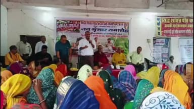 जांजगीर: ग्राम महंत के मां चंडी दाई मंदिर में पुनः सजा मां का श्रृंगार, पुलिस बैंड के साथ निकली भव्य शोभायात्रा