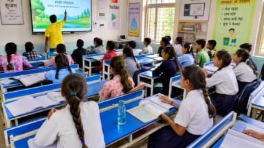 निवाड़ी: पृथ्वीपुर के सरकारी स्कूलों में सृजन संस्था की पहल, बच्चों को मिल रहीं आधुनिक सुविधाएं