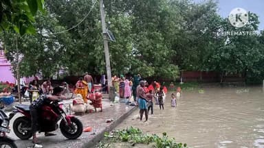दरौली: दरौली सरयू नदी का जलस्तर बढ़ने से लोगों की बढ़ी परेशानी