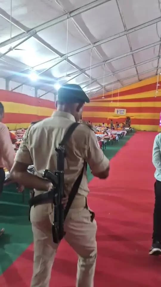 श्रावणी मेला 2026 जिला पदाधिकारी, बांका श्री अंशुल अग्रवाल द्वारा कांवरिया पथ का निरीक्षण।