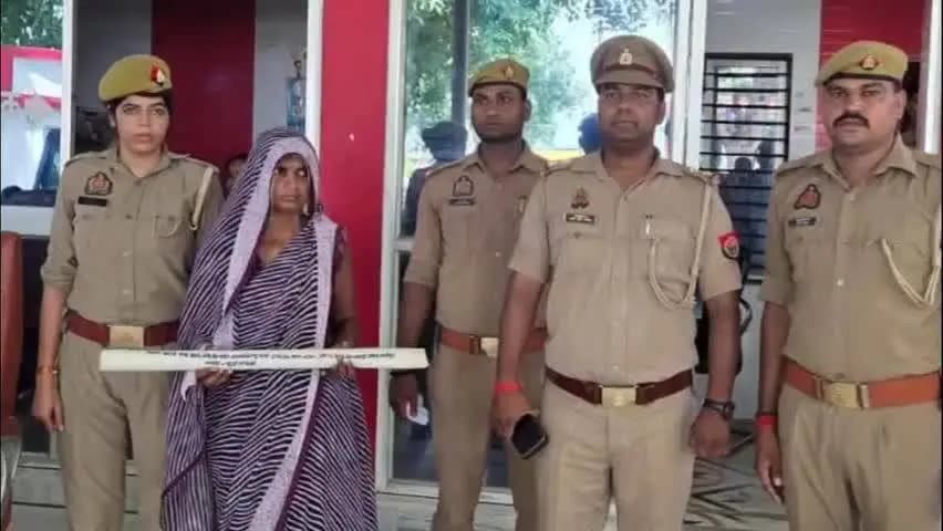 सैदपुर: अपने ही बेटों की हत्या की आरोपित महिला गिरफ्तार, प्रयुक्त रॉड बरामद, अफसोस जताते हुए कहा- 'पति को ही मारना चाहिए था'