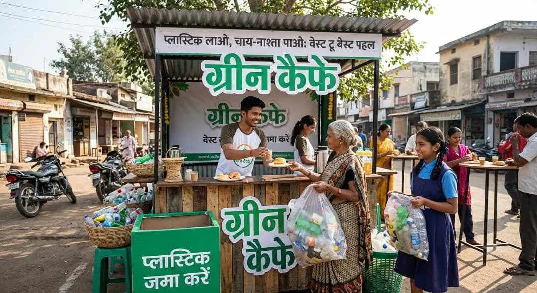 खैरागढ़: खैरागढ़ में प्लास्टिक कचरे के बदले मुफ्त चाय और नाश्ता, स्थानीय पहल शुरू