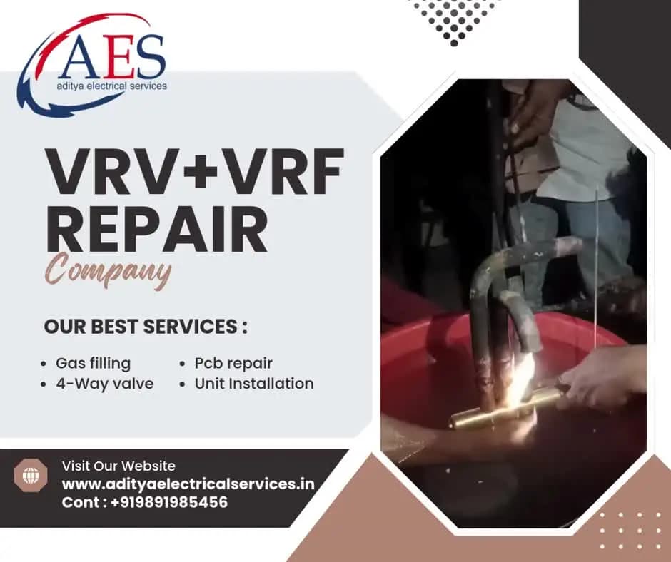 Are you looking for company in Noida that repairs VRV & VRF systems?more @ +919891985456
www.adityaelectricalservices.i