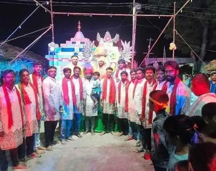 శంకరంపేట ఏ: మెదక్ జిల్లా: రూ. 44,000 పలికిన వినాయక లడ్డూ వేలం