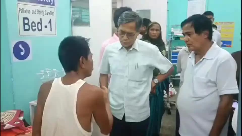 উদয়পুর: তিপ্রা মথা চিকিৎসাধীন আহত কর্মীদের গোমতী জেলা হাসপাতালে শারীরিক খোঁজখবর নিলেন বিরোধী দলনেতা জিতেন্দ্র চৌধুরী