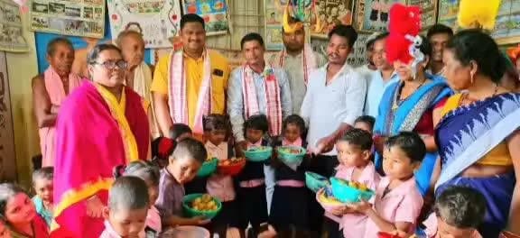 ଛେଣ୍ଡିପଦା: ହଟିଆନାଳି ଅଙ୍ଗନୱାଡି କେନ୍ଦ୍ରରେ ଆଙ୍ଗନ୍ କା ଉତ୍ସବ ଅନୁଷ୍ଠିତ