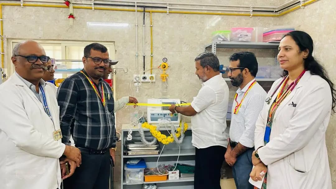 ಸಕಲೇಶಪುರ: ಸಕಲೇಶಪುರ ಕ್ರಾಫರ್ಡ್ ಆಸ್ಪತ್ರೆಯಲ್ಲಿ ಸ್ಕ್ಯಾನಿಂಗ್ ಯಂತ್ರ ಮತ್ತೆ ಆರಂಭ: ನೂತನ ಡಿಫೆಬಿಲೇಷನ್ ಯಂತ್ರ ಉದ್ಘಾಟನೆ