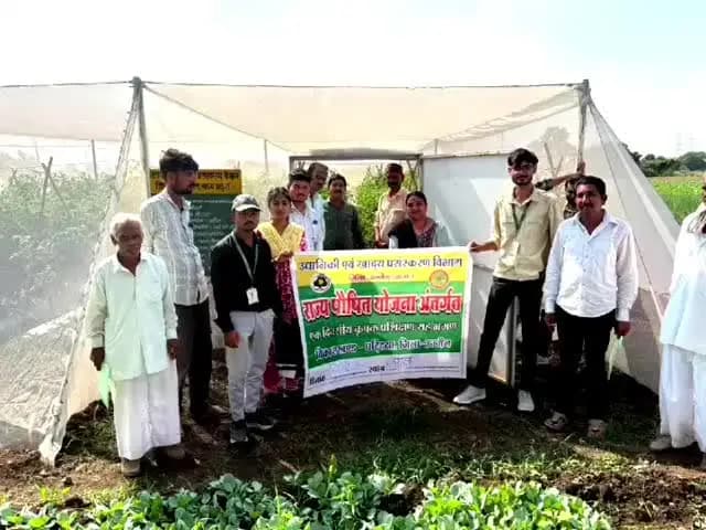 घट्टिया: जैथल ग्राम में राज्य पोषित योजना के तहत कृषक प्रशिक्षण व प्रक्षेत्र भ्रमण कार्यक्रम आयोजित