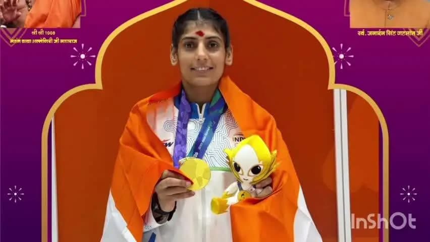 चरखी दादरी: एशियन गेम्स की गोल्ड मेडल विजेता रितु श्योराण के सम्मान में कल होगा भव्य समारोह और रोड शो