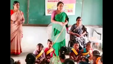 గుండాల: వస్తా కొండూరు గ్రామంలోని అంగన్వాడీ కేంద్రంలో అమ్మ మాట-అంగన్వాడి బాట కార్యక్రమం, పాల్గొన్న సిడిపిఓ జోష్ణ