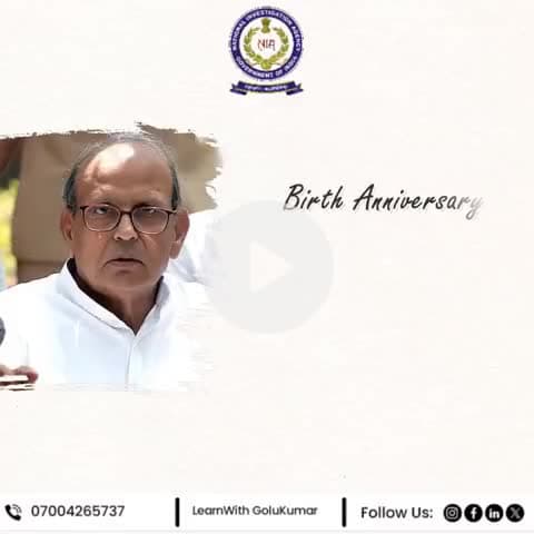 Birth Anniversary The Former #Prime Minister Of India.
@breakingnewsjamui