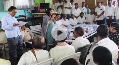 పెద్ద కొడప్గల్: పెద్ద కొడఫ్గల్లో నూతన రేషన్ కార్డులను పంపిణీ చేసిన సబ్ కలెక్టర్ కిరణ్మయి