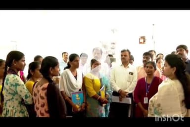 దామెర: దామెరలోని మహిళా కుట్టు శిక్షణ కేంద్రాన్ని సందర్శించిన జిల్లా కలెక్టర్ స్నేహ శబరీష్