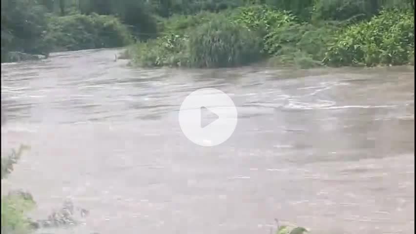ఇల్లందకుంట: పాతర్లపల్లి గ్రామ శివారులో కాజ్ వే పై నుండి ప్రవహిస్తున్న వాగు సిరిసేడు పాతర్లపల్లి గ్రామాలకు నిలిచిపోయిన రాకపోకలు