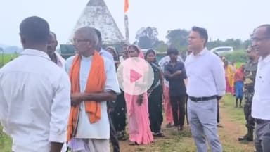 छुईखदान: कलेक्टर ने छुईखदान के बंजारपुर स्थित बंजर नदी के उद्गम स्थल का किया निरीक्षण, तालाब को 'अमृत सरोवर' बनाने के दिए निर्देश