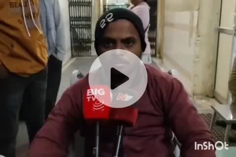 పెద్దేముల్: విచారణకు పిలిచి లాటిదెబ్బలు కొట్టారని పెద్దెములు పోలీసులపై ఆరోపించిన మంబాపూర్ ఫిరోజ్