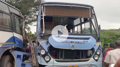 திருத்தணி: பொதட்டூர்பேட்டையில் இரண்டு அரசு பேருந்துகள்
மோதிக்கொண்டதில்10 பேர்
காயம்
