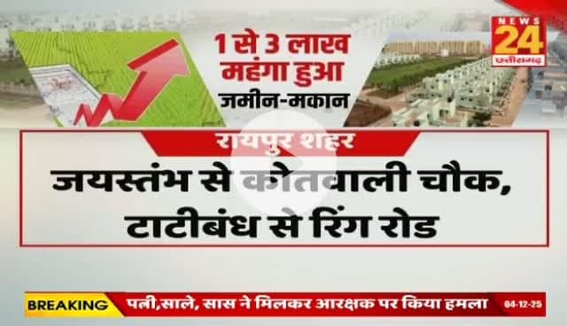 #जमीन के #गाइडलाइन दर में बढ़ोतरी पर #बवाल
NEWS 24 - 5
#रजिस्ट्री #दर #गाइडलाइन #ChhattisgarhNews #chhattisgarh #छत्तीसगढ़ #कलेक्टरदर #landguideline #गाइड