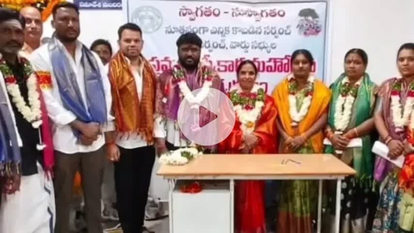 హత్నూర: హత్నూర మండలంలో 23 గ్రామ పంచాయతీలకు ప్రమాణ స్వీకారం చేసిన నూతన పాలకవర్గాలు