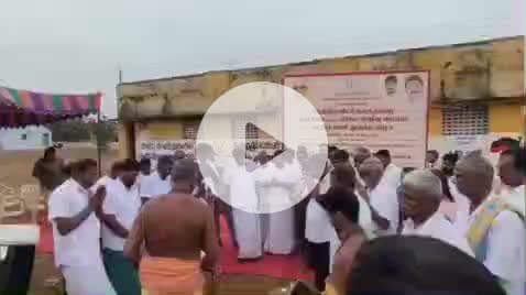 காங்கேயம்: சிவன்மலை சாகடிப்பாளையத்தில் 1.31 கோடி மதிப்பீட்டில் அறிவுசார் மையக் கட்டுமான பணிகளை அமைச்சர் தொடங்கி வைத்தார்