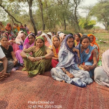 डोंगरगढ़: 23-Jan-26 : Manrega Pmayg Veshes Gram Sabha