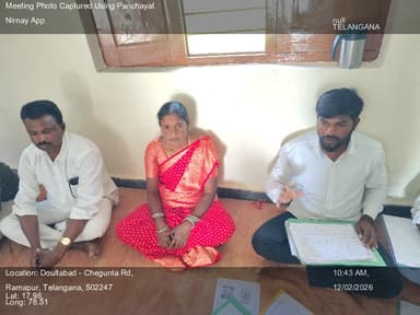 కుల్చారం: 12-Feb-26 : Social Audit Grama Sabha