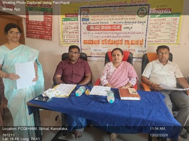 ಸವದತ್ತಿ: 13-Feb-26 : Mgnrega And 15Th Finance Social Audit Meeting