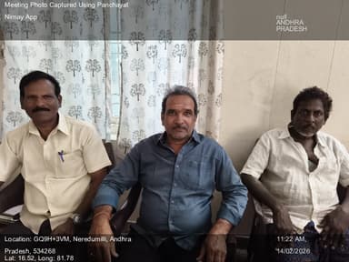 నరసాపురం: 14-Feb-26 : 18 Round Social Audit Grama Saba Neredumilli Panchayiti Yalamanchili Mandalam West District