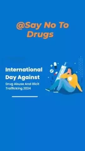 Today Lets #saynotodrugs and pledge for a healthylife. #WorldDrugDay #antidrugcampaignadvocacy