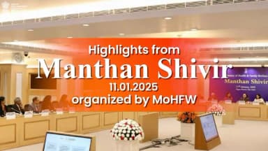Highlights from Day 2 of the Manthan Shivir was organized by MoHFW
#HealthForAll #India2047